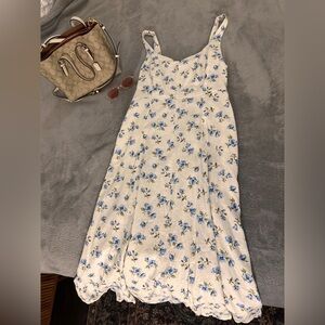 Floral Linen Dress